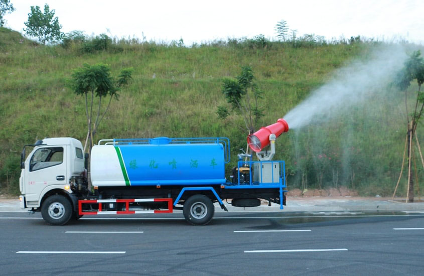 國(guó)六東風(fēng)D1L新款 11方灑水車高炮功能演示